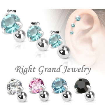 316L Surgical Body Piercing Free Sample Earrings For Tragus Piercings